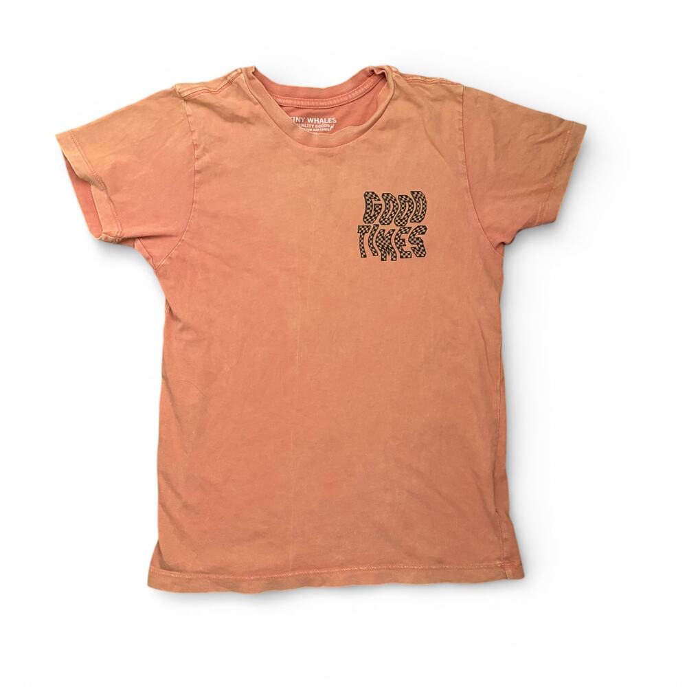 Tiny Whales Good Times Smile Face T-shirt‎ - 12/14